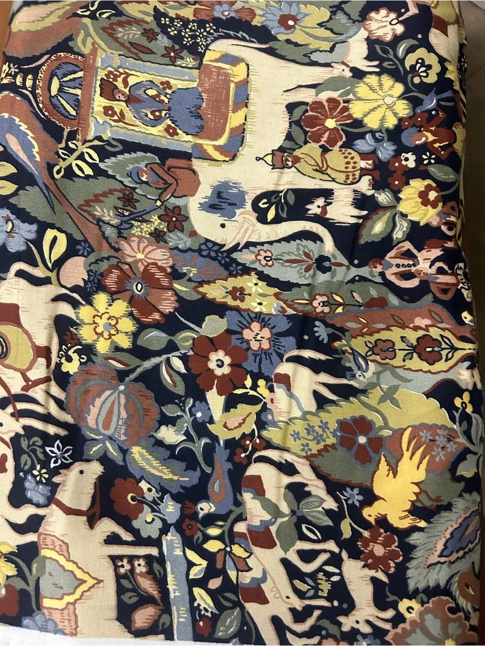 Vintage Wilmington Fabric Robin Hood Range Printed In England Vat Colours 11 Yds